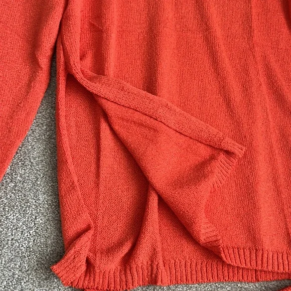 NWT  2 Piece Knit Outfit Long Sleeve Tunic Sweaters Top & Shorts Lounge Set sz L - Picture 6 of 7